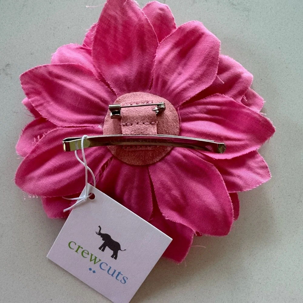 Crewcuts Vibrant Pink Flower Accessory *NWOT